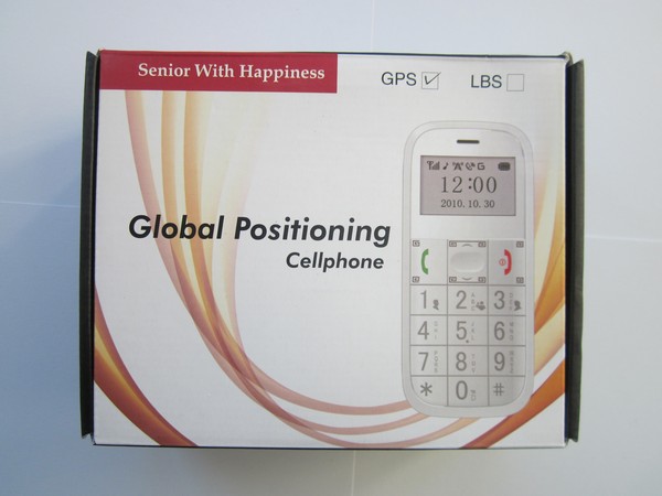 Общий вид упаковки телефона-трекера «GS503»
